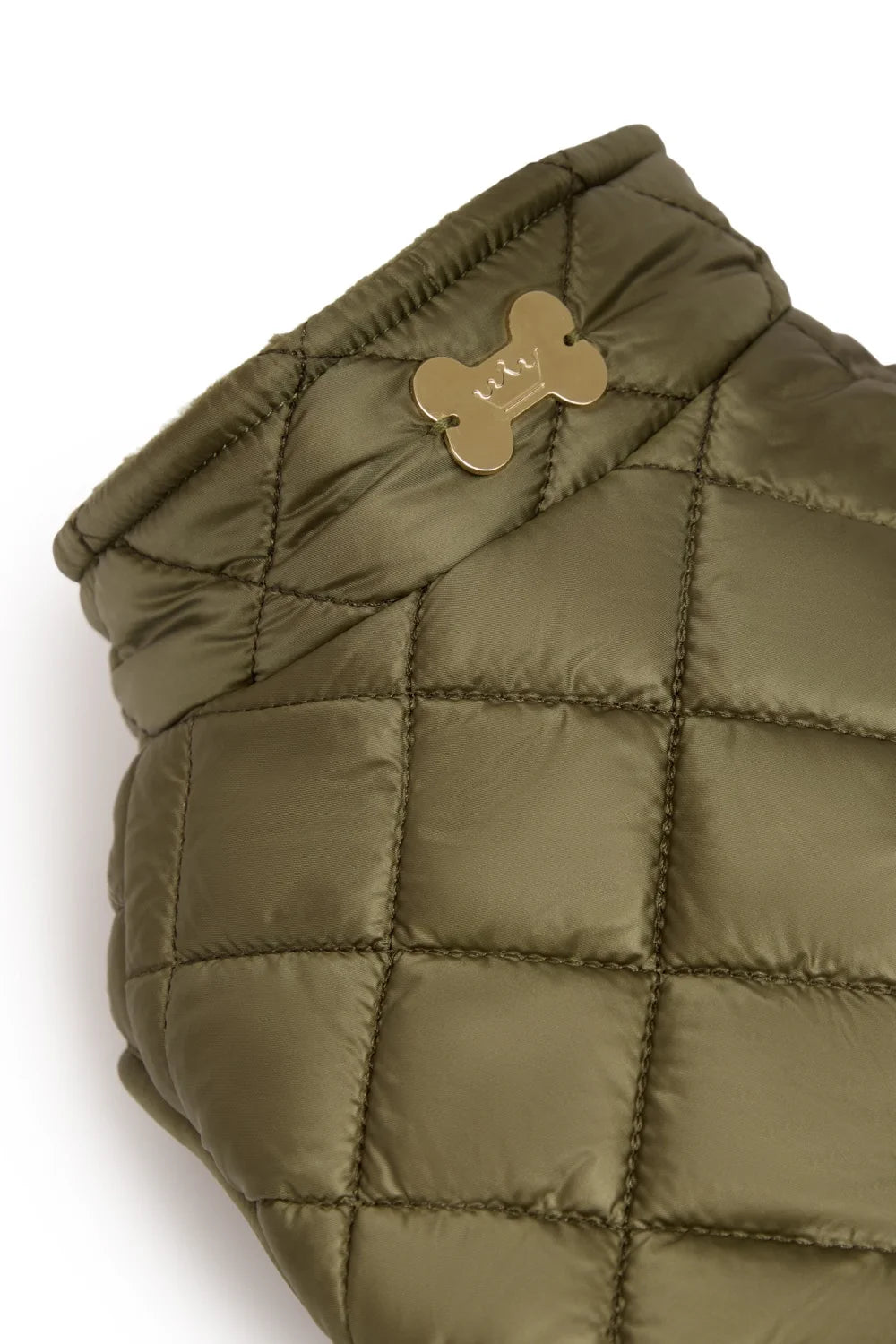 Quilted fleece vest with buttons