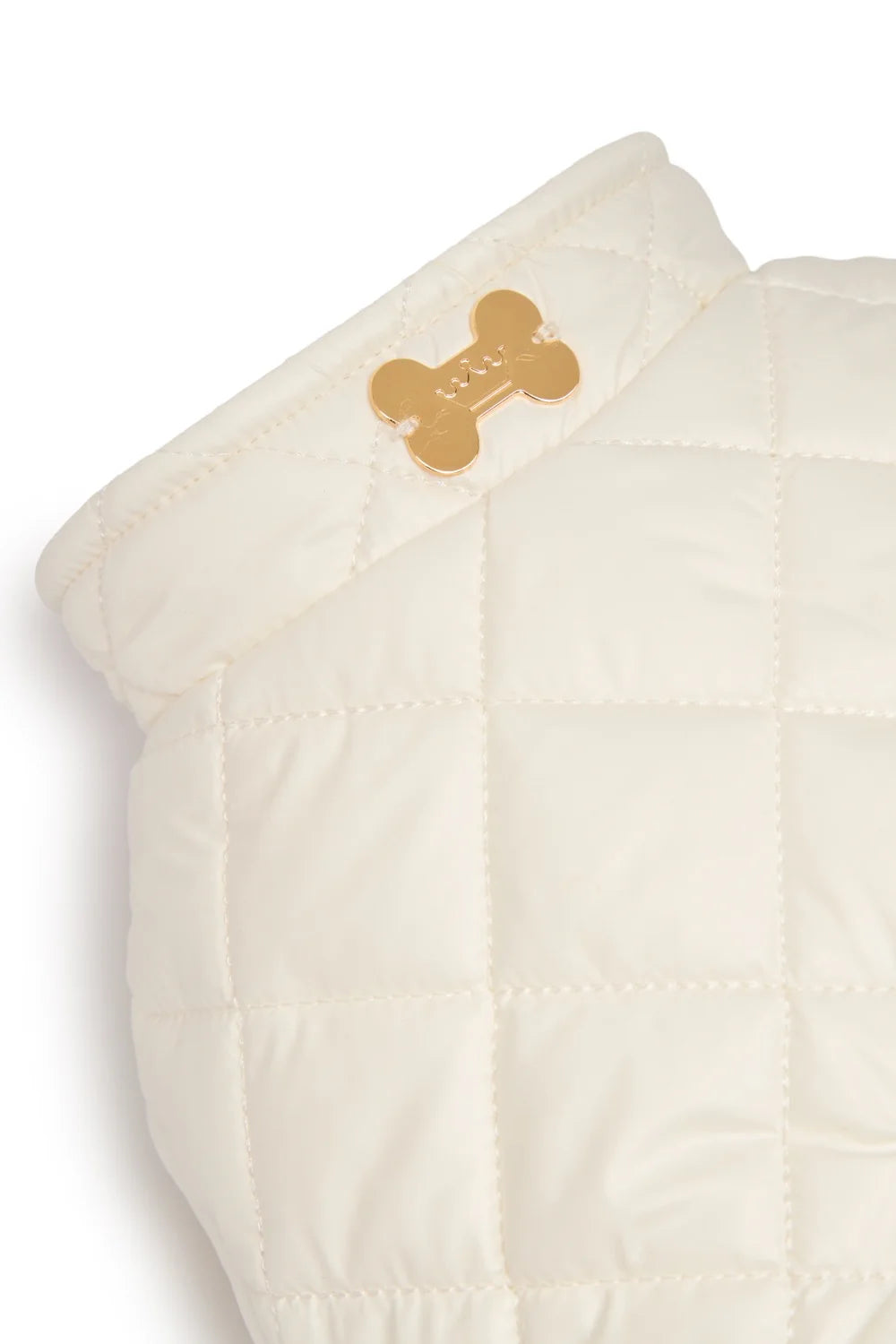 Quilted fleece vest with buttons