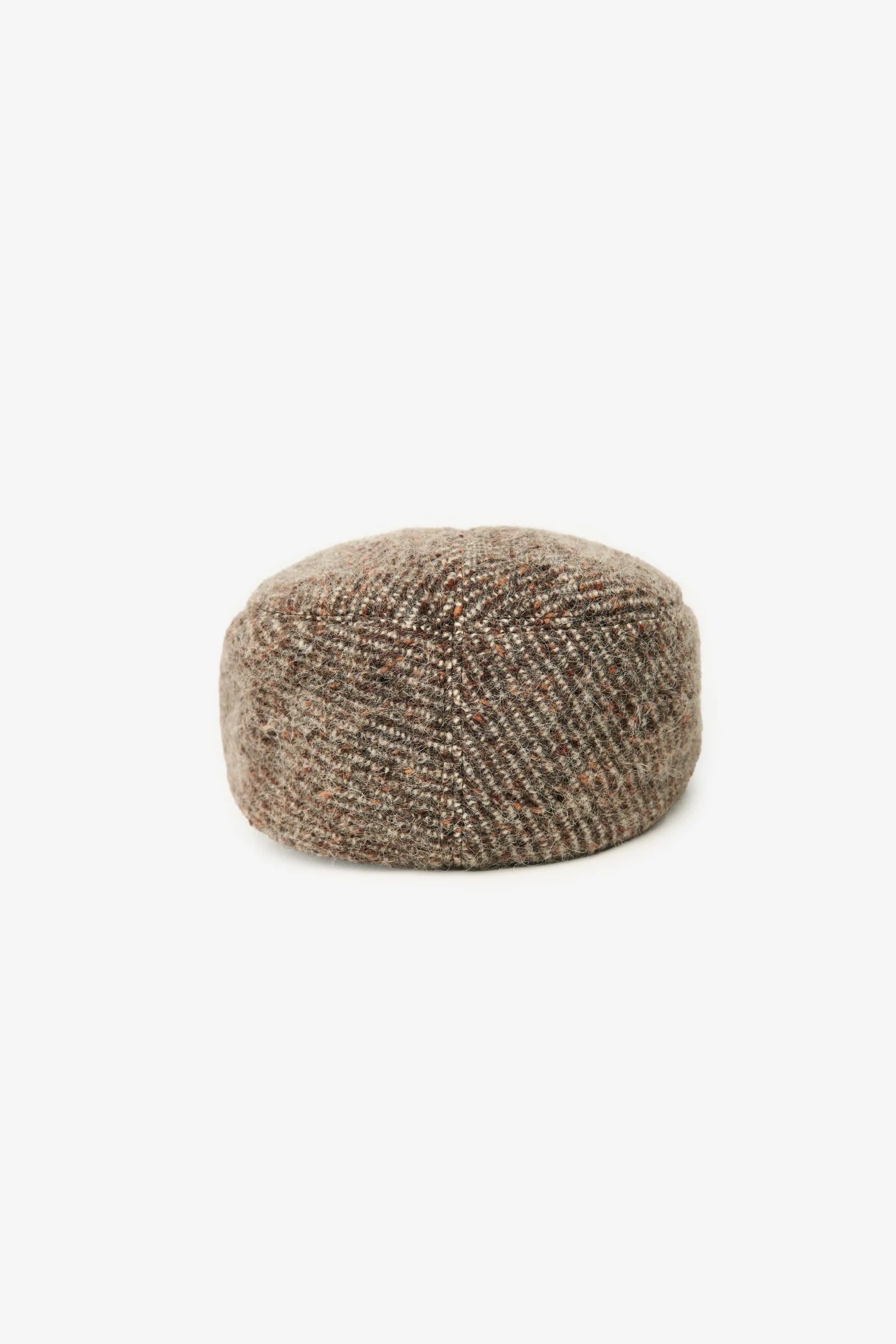 Flat Wool Cap – Tweed