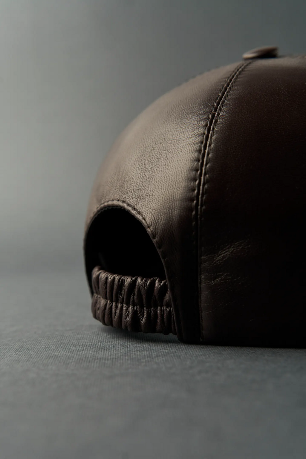 Leather cap