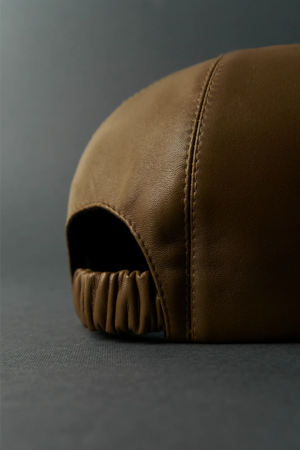 Leather cap
