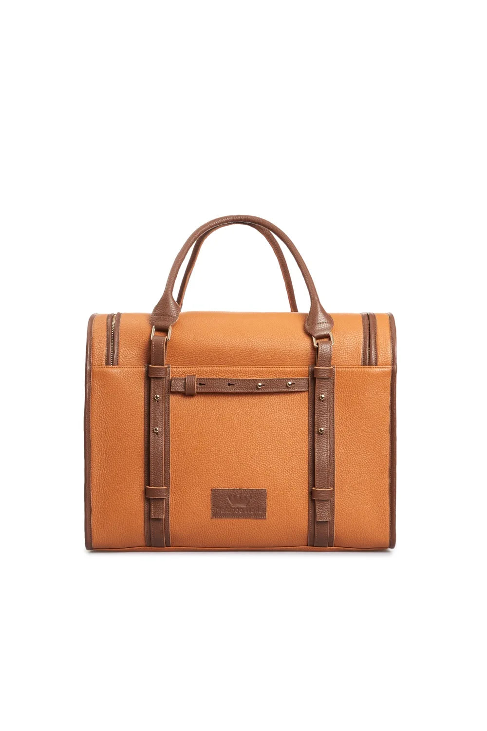 Leather airline carry-on bag "Avia-carrier"