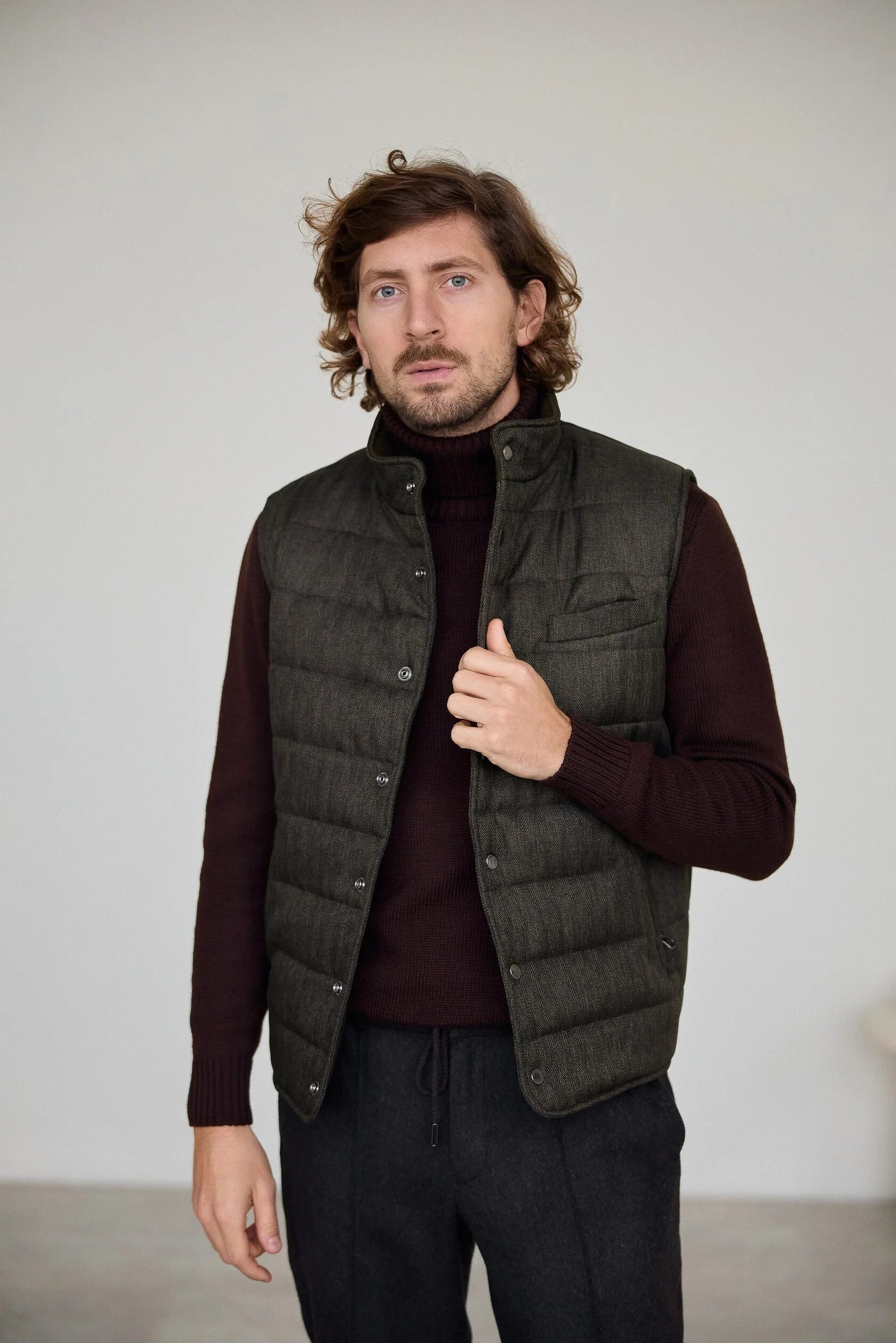 Жилет темно-зелений на мемрані ,,storm system,,