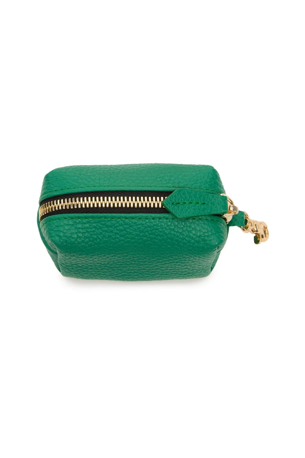 Leather Zipper Pouch Bag