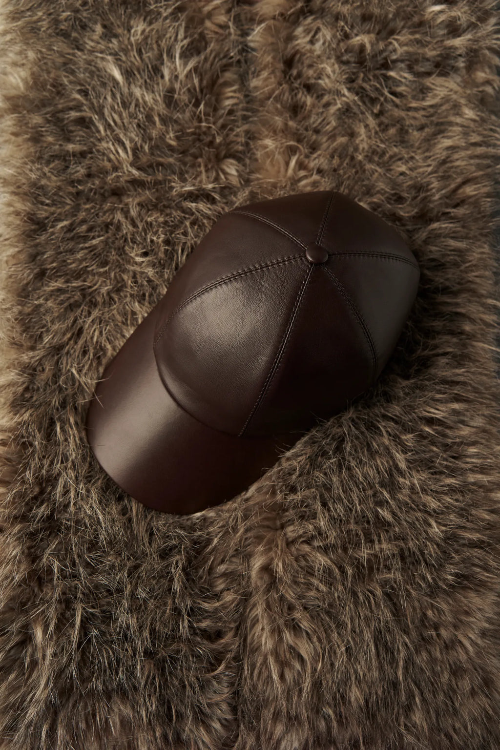 Leather cap