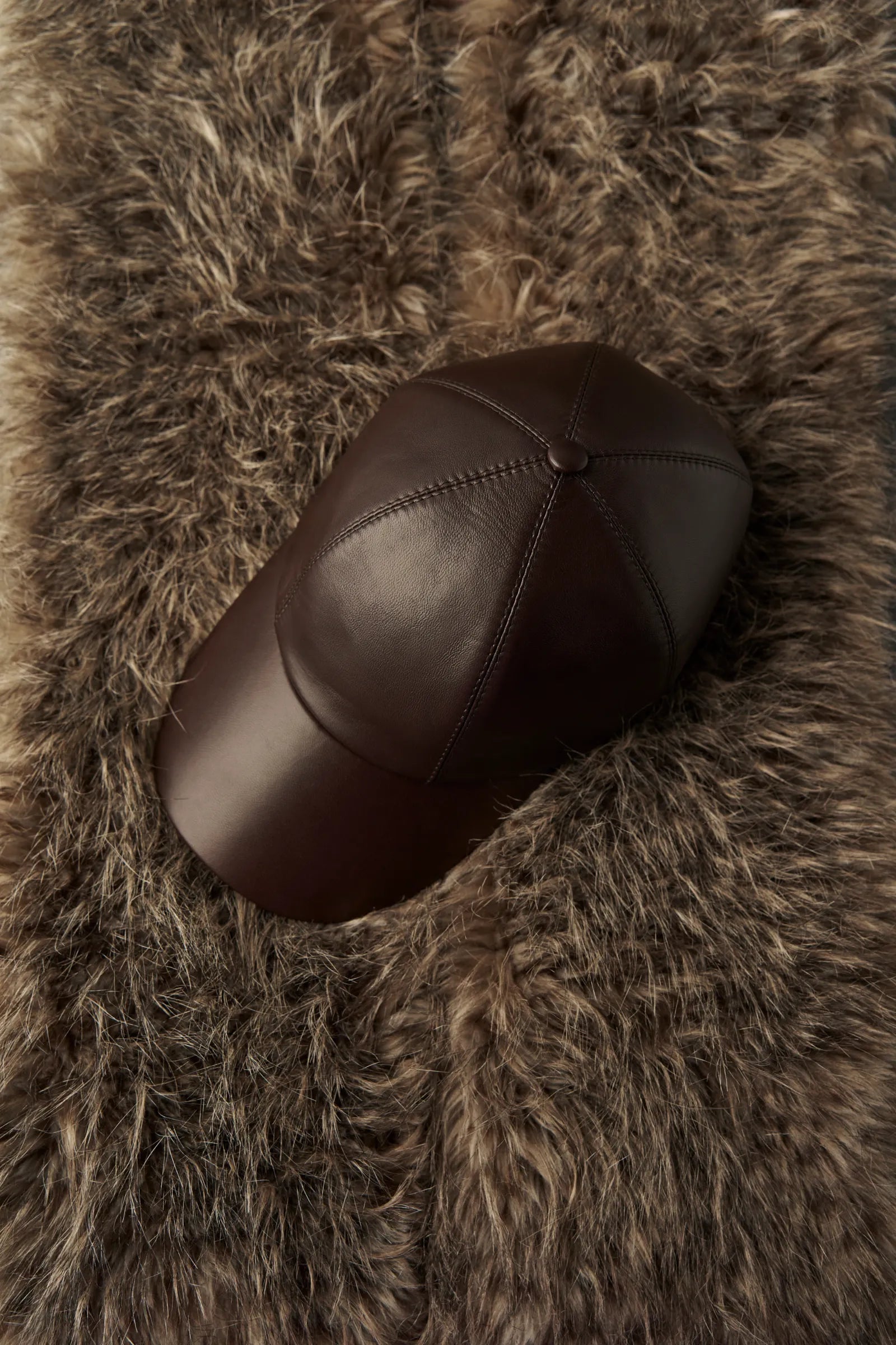 Leather cap