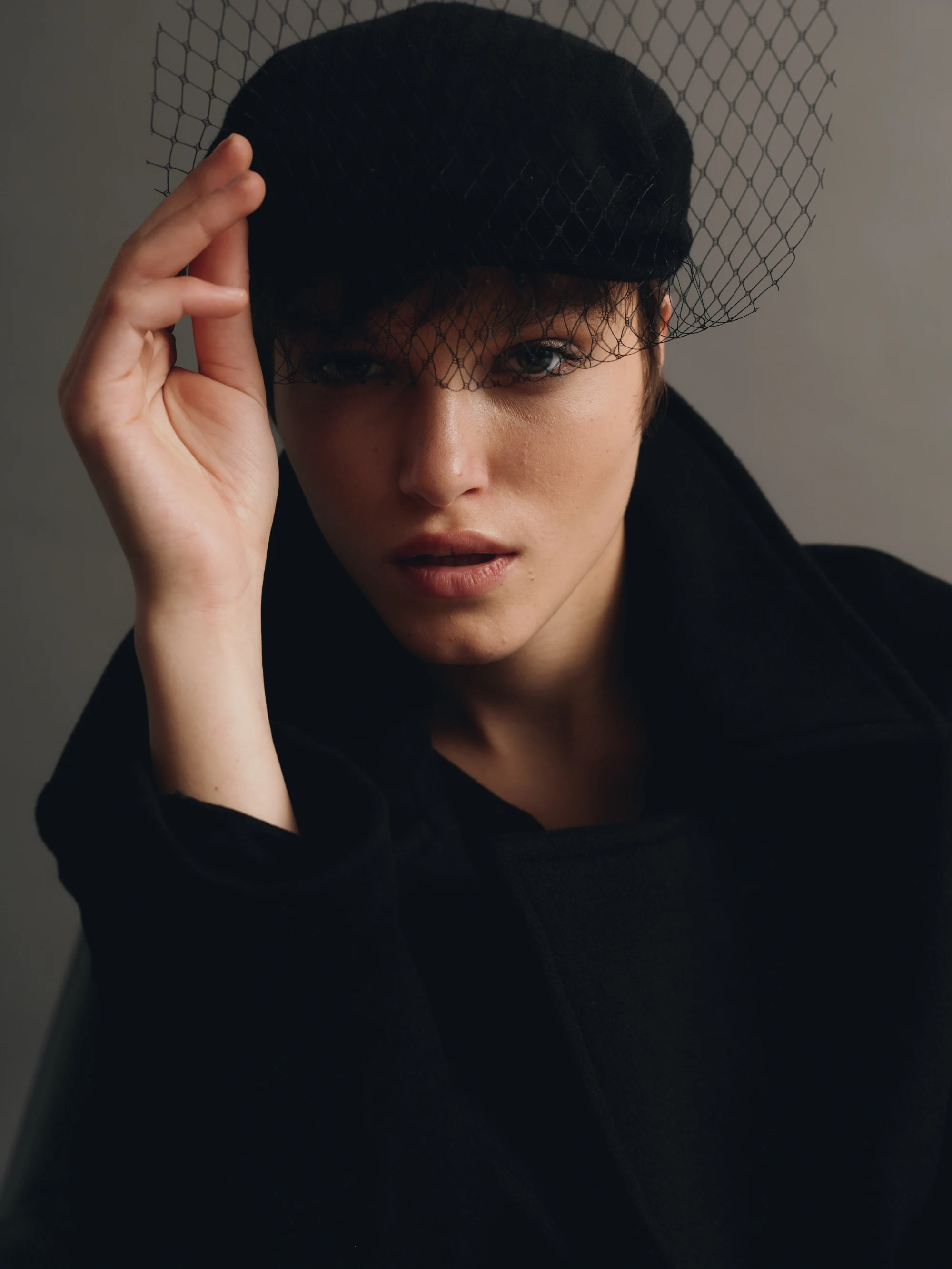 Flat Hat Cashmere Cap 
