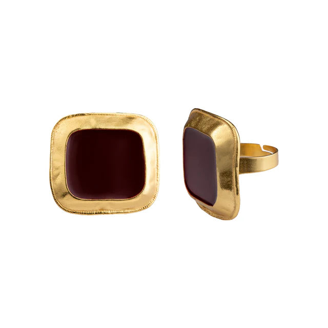 Ring burgundy