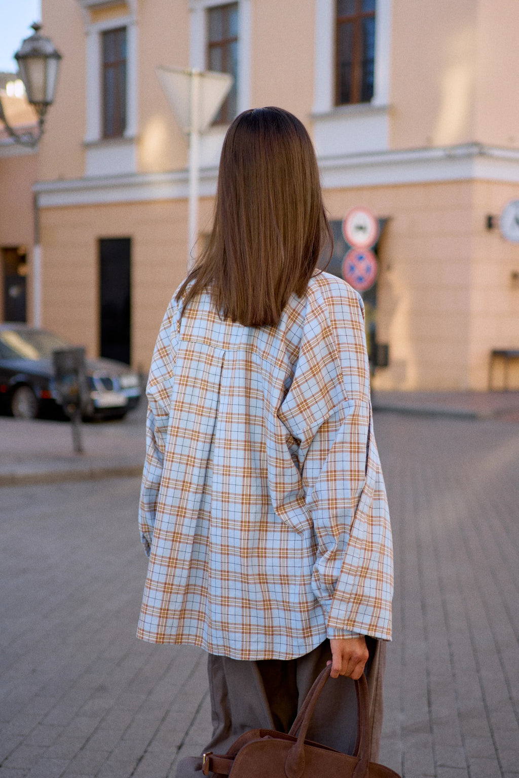 Tartan “Forever” Рубашка голубая