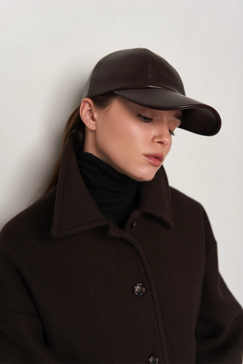 Leather cap