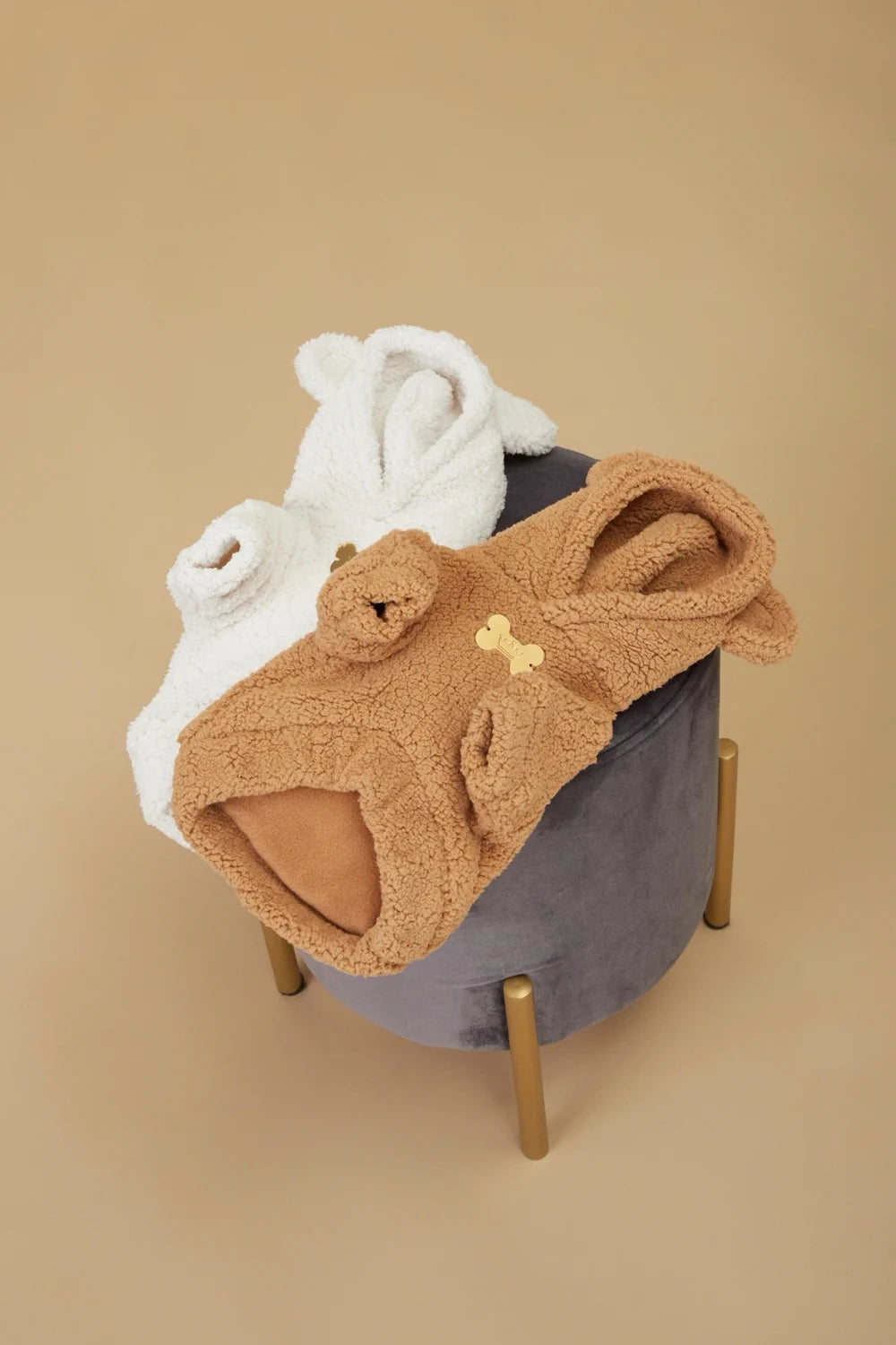 Teddy plush hoodie