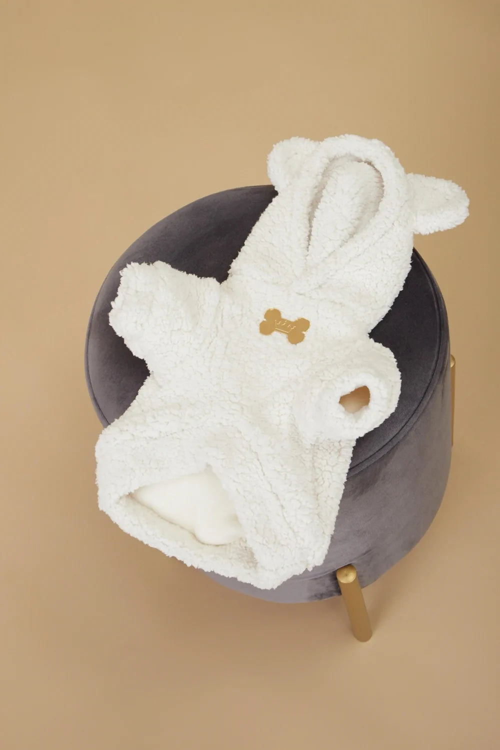 Teddy plush hoodie