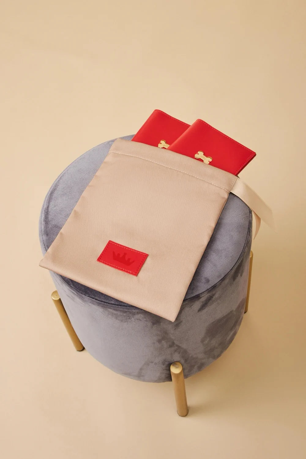 Leather cover for veterinary passport "PaWsport"