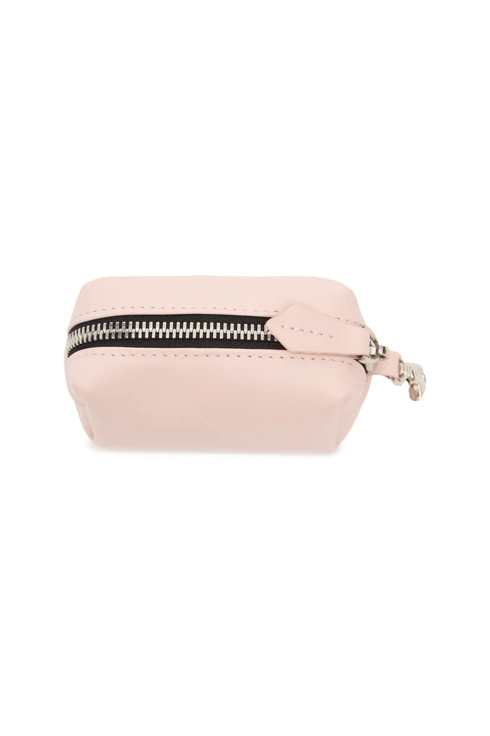 Leather Zipper Pouch Bag