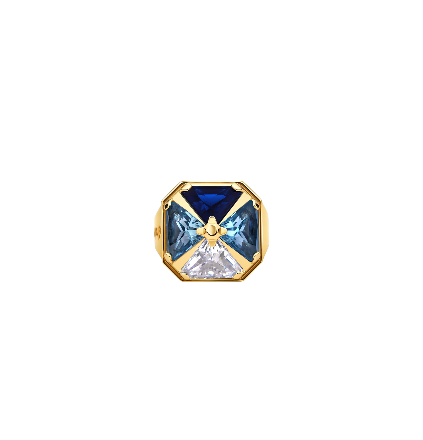 "PYRAMID OCEAN HEART" RING - фото 2