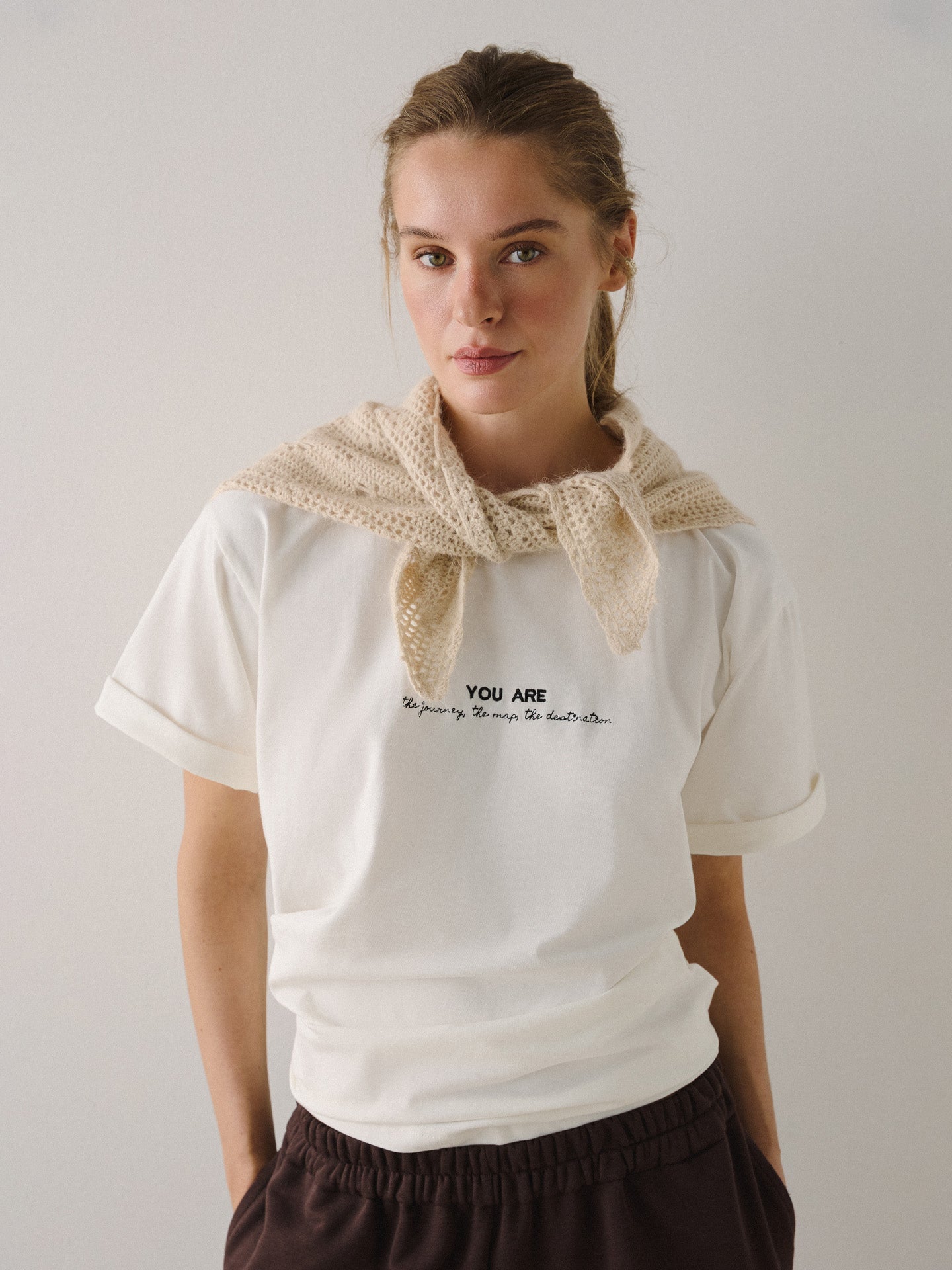 Хустка Svitanok з ангори – ручна робота