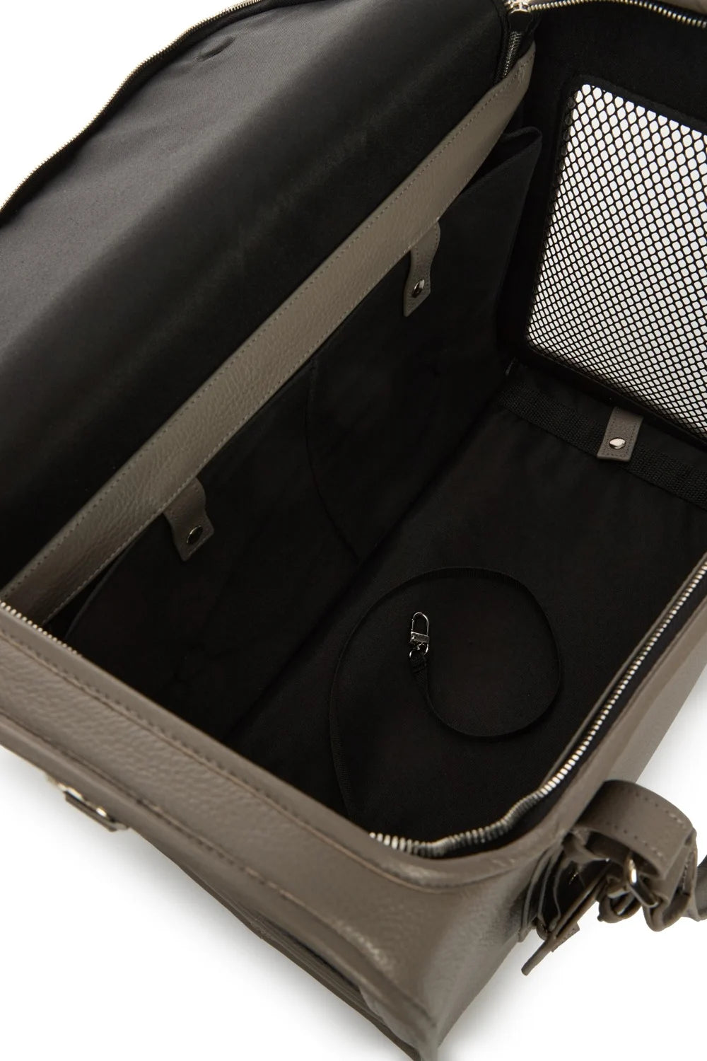 Leather airline carry-on bag "Avia-carrier"