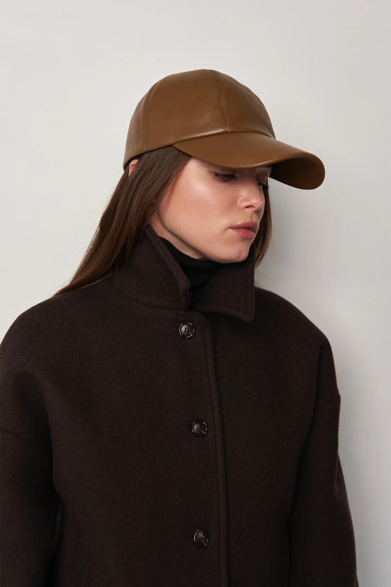 Leather cap