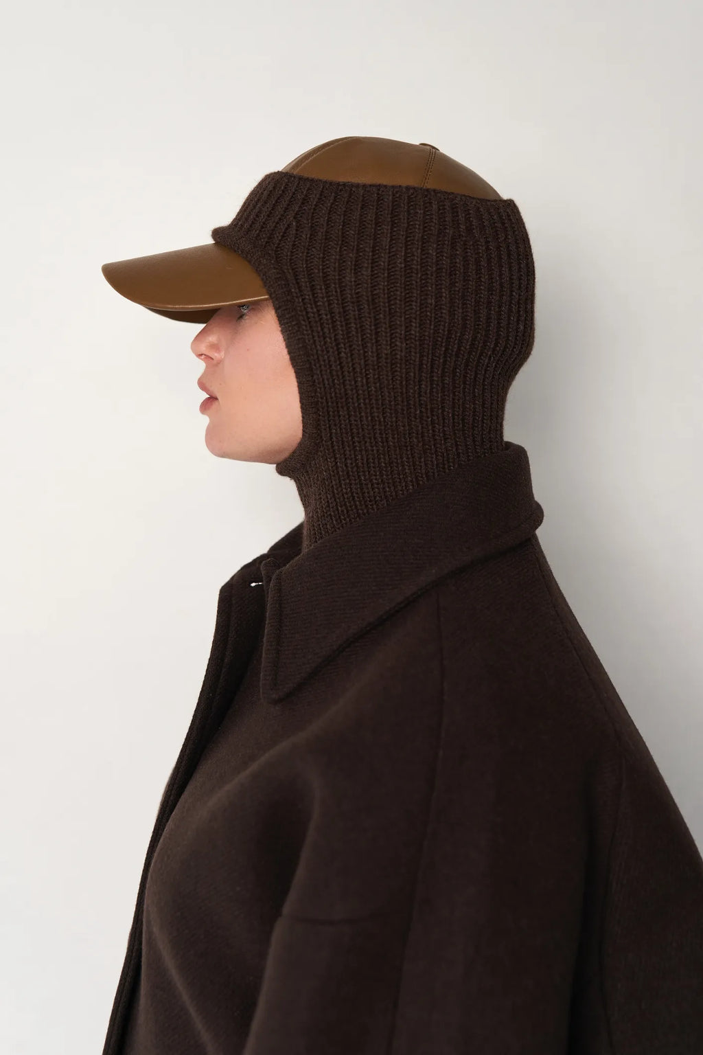 Semi Balaclava Wool Hat 