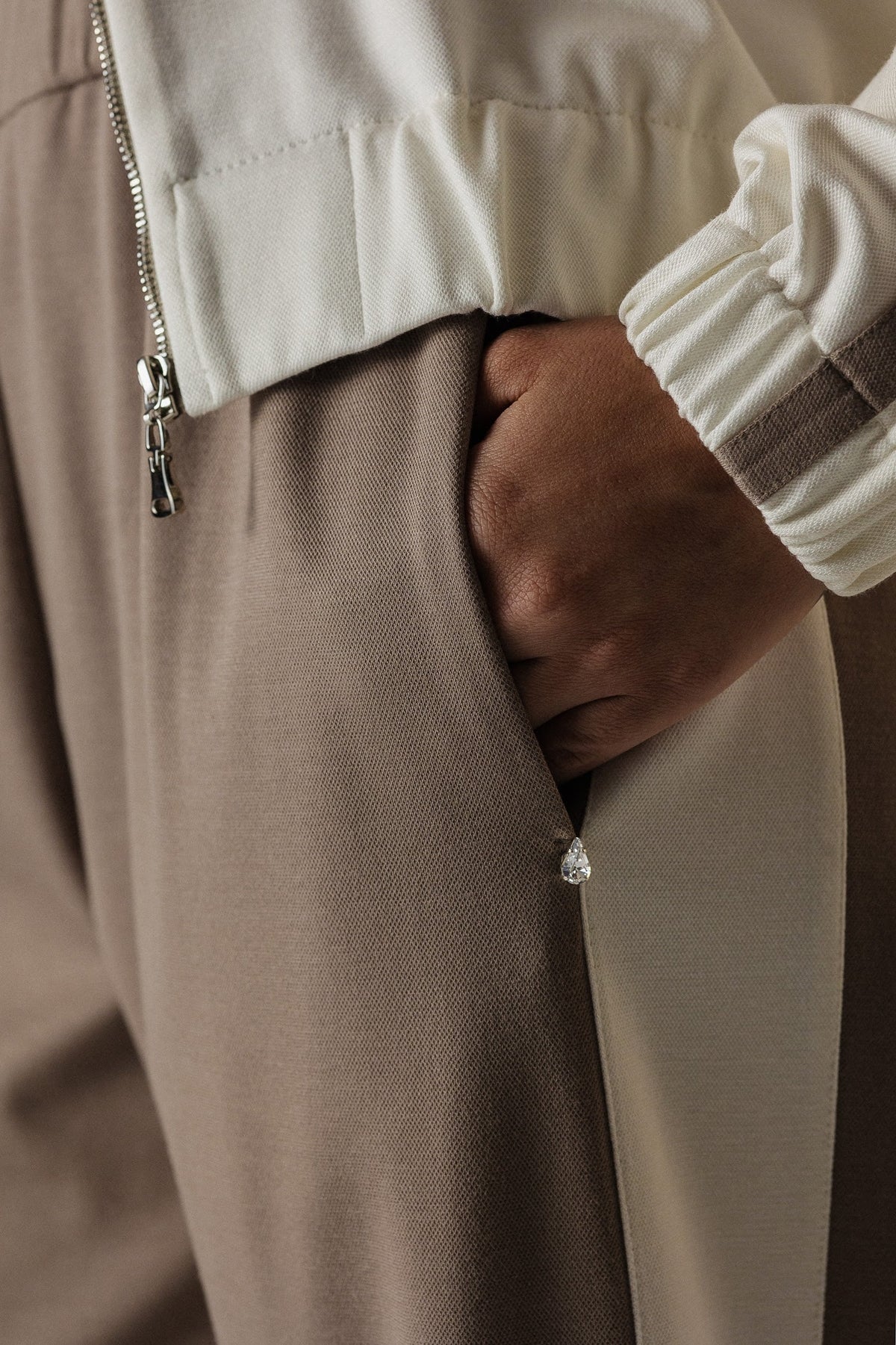 GRACE SET TAUPE БРЮКИ - фото 4