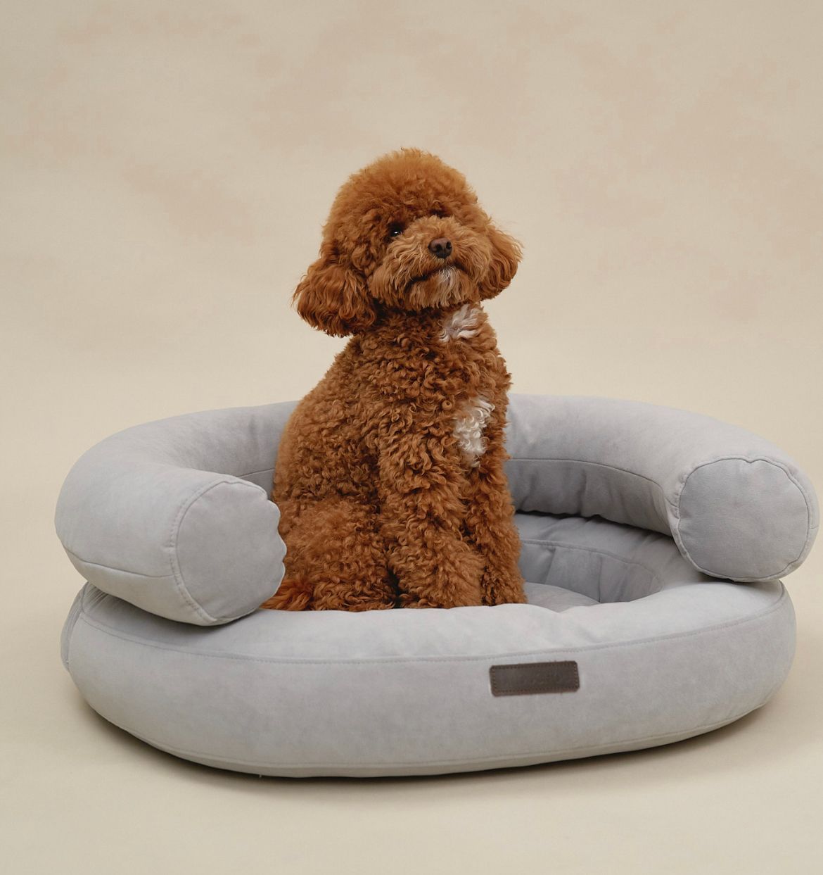 CHOUCHOU orthopedic bed for dogs “Marshmallow” brown