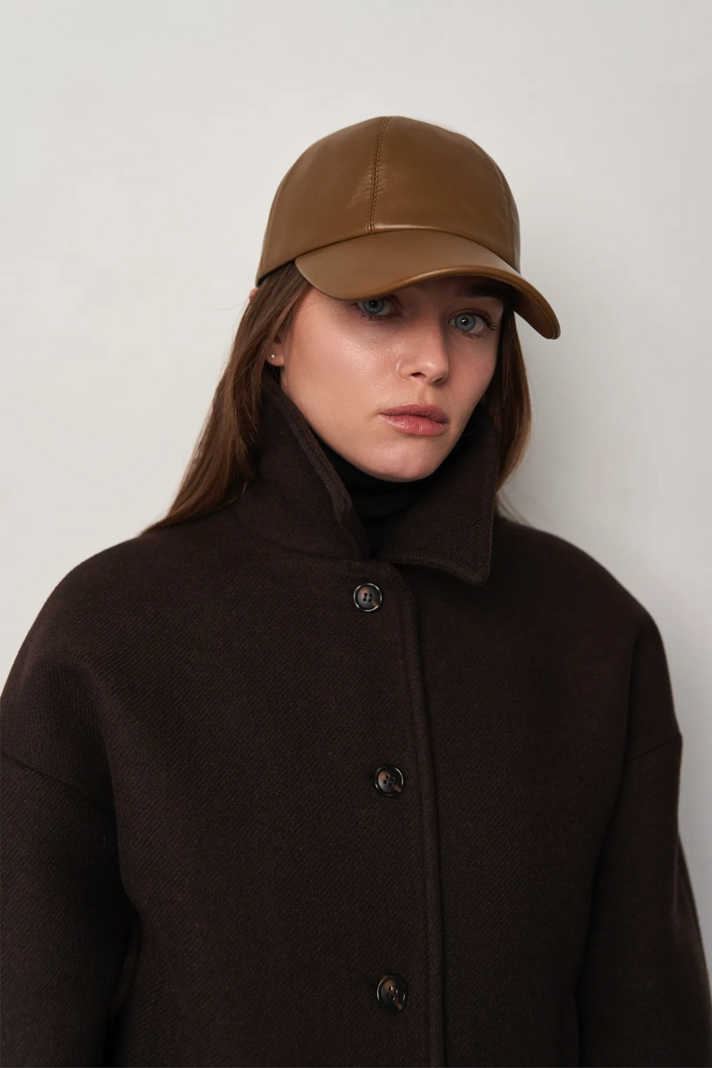 Leather cap