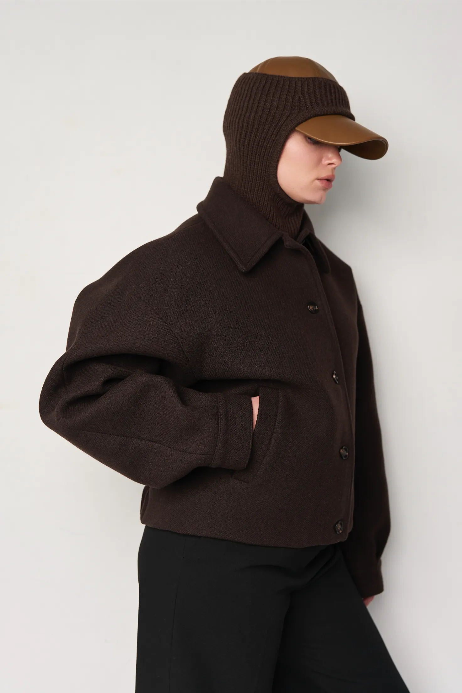 Полубалаклава Semi Balaclava Wool Hat 