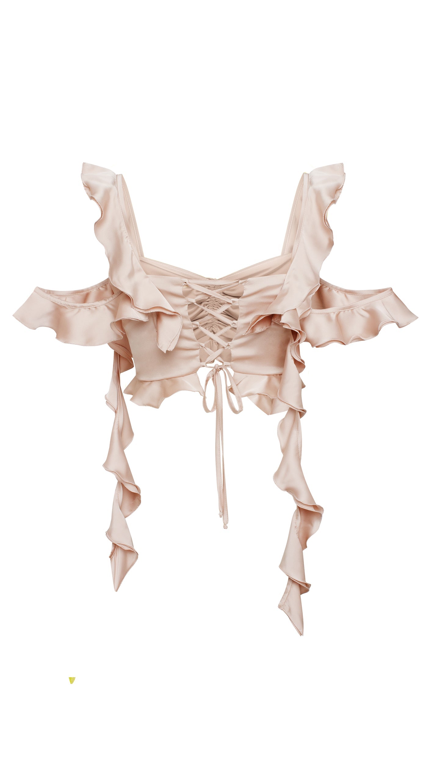 Спідниця міні Wave в бежевому кольорі