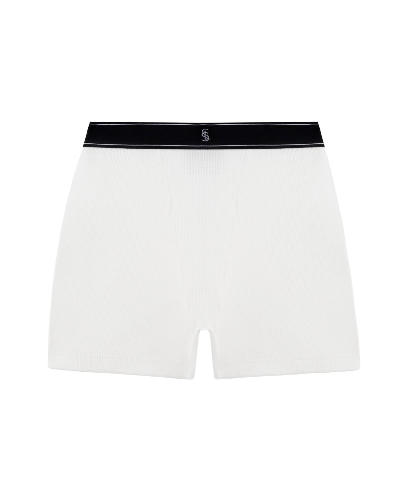 L'essence Studio Ultimate Ribbed Black boxer shorts