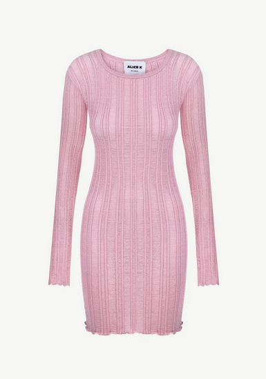 ALICE.K knitted dress in chocolate