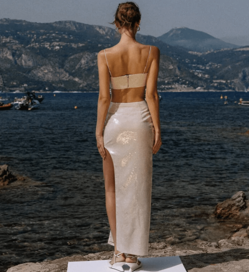 Спідниця Le Charmie Arielle з льону Ermanno Scervino