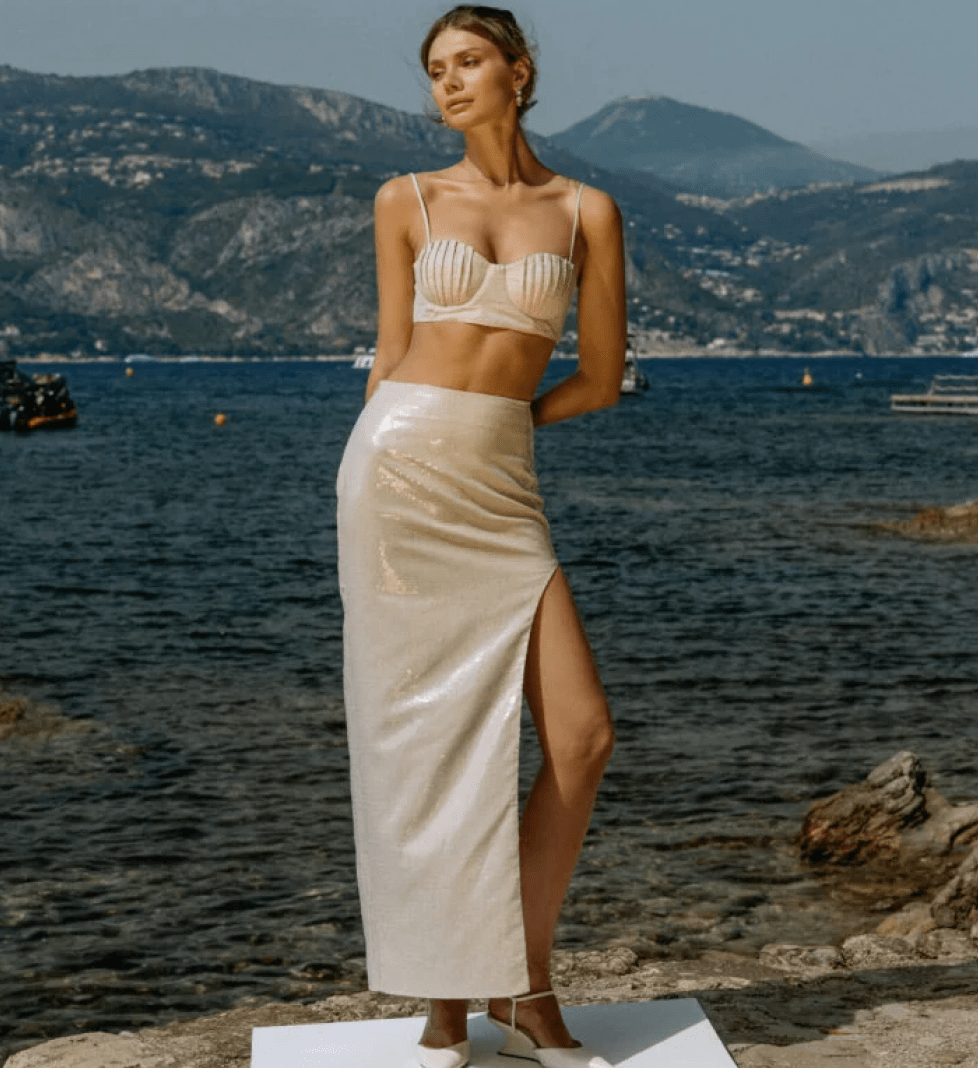 Спідниця Le Charmie Arielle з льону Ermanno Scervino