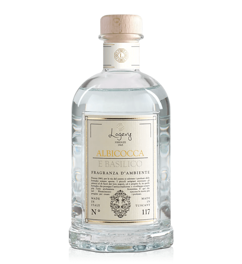 Аромадифузор Logevy Firenze 250 ML Albicocca e Basilico (Абрикос & Базилік)