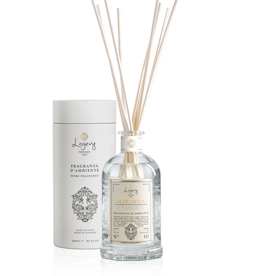 Аромадифузор Logevy Firenze 250 ML Albicocca e Basilico (Абрикос & Базилік)