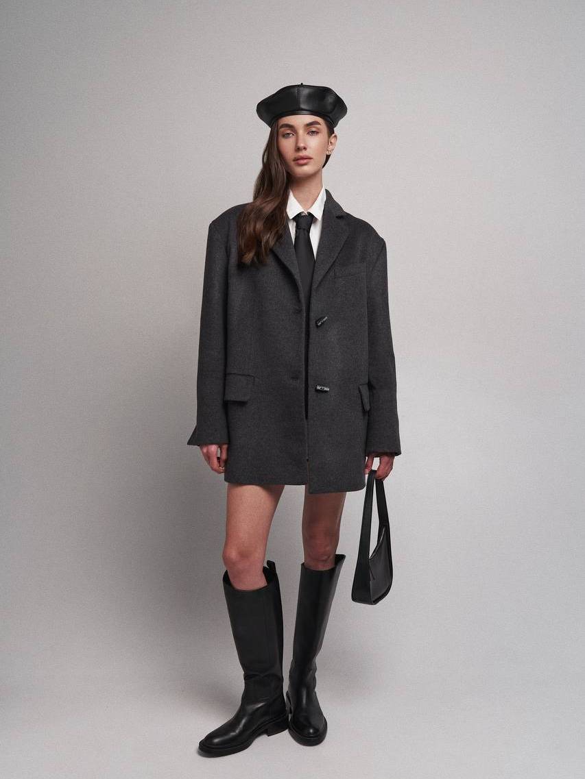 Basic Leather Beret
