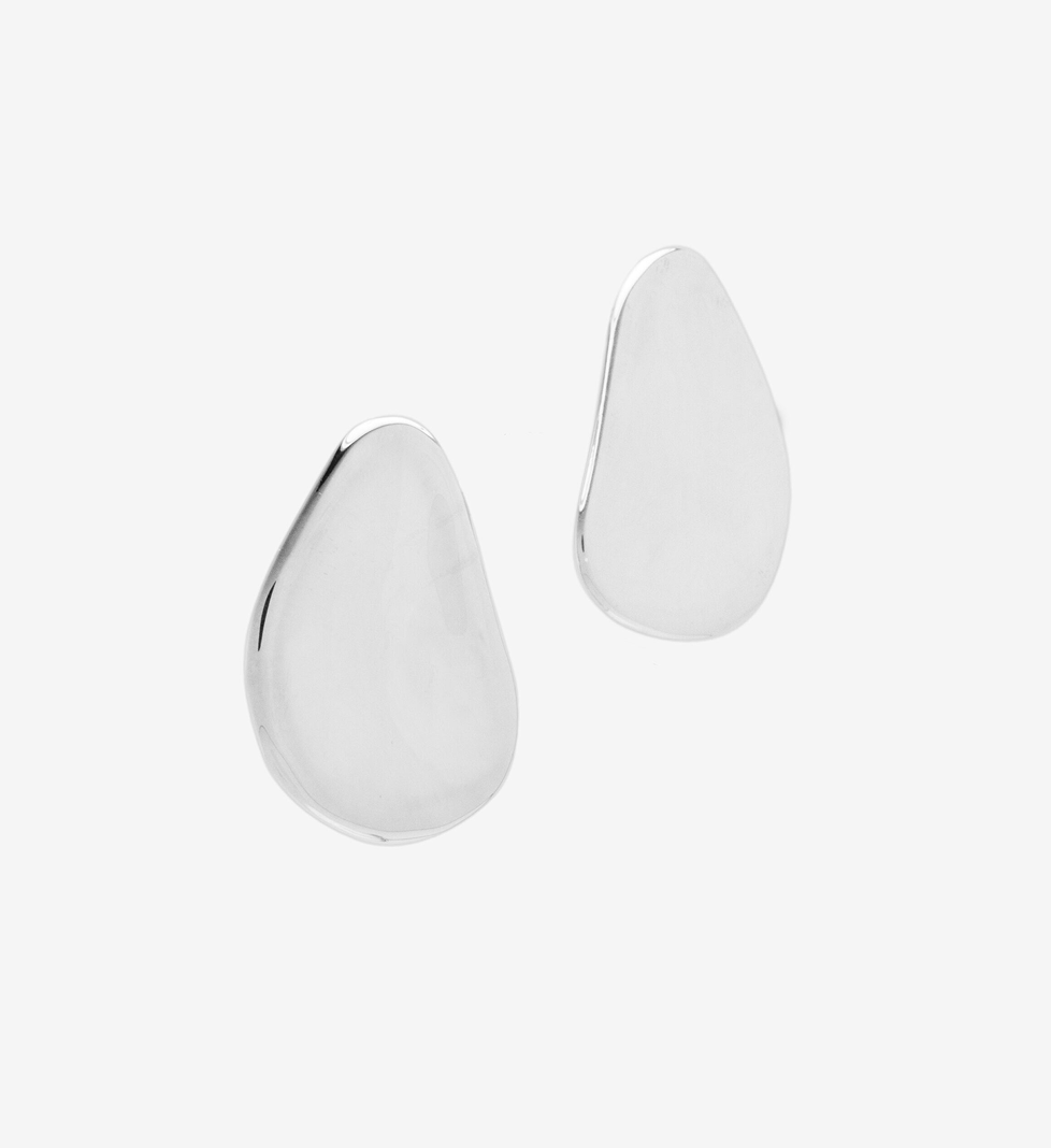 Сережки BRUA Amorphous Silver