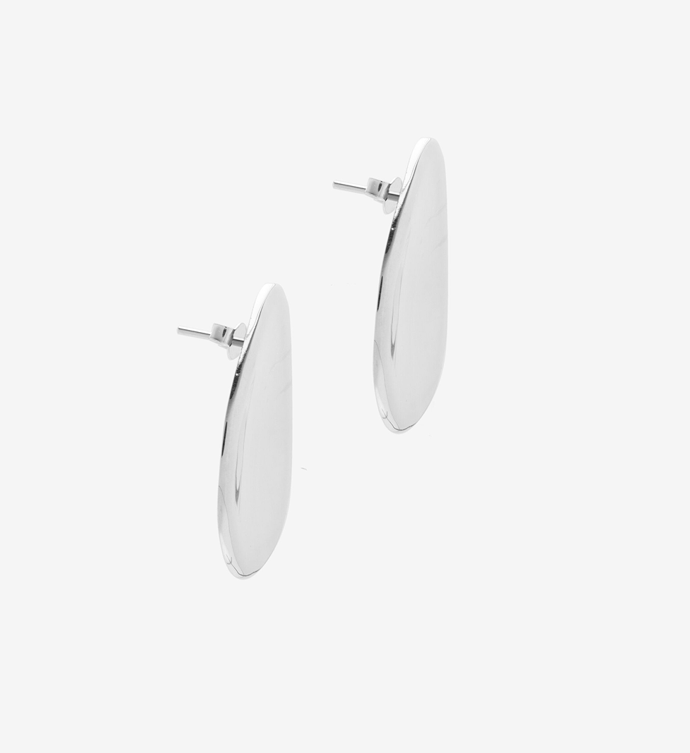 Сережки BRUA Amorphous Silver