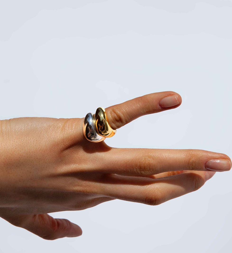 Набір каблучок BRUA Double Big Mix