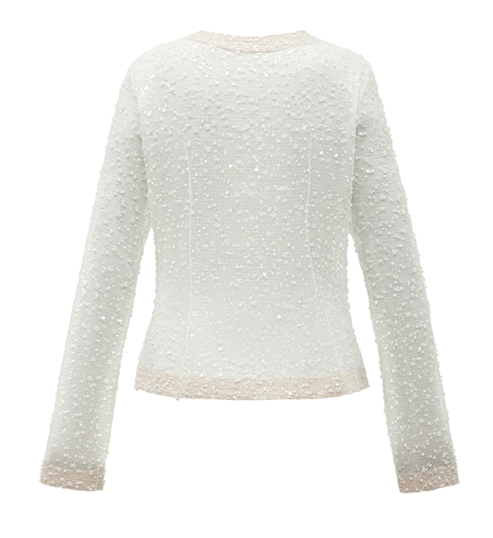 Кардиган TONiA з бісеру milk