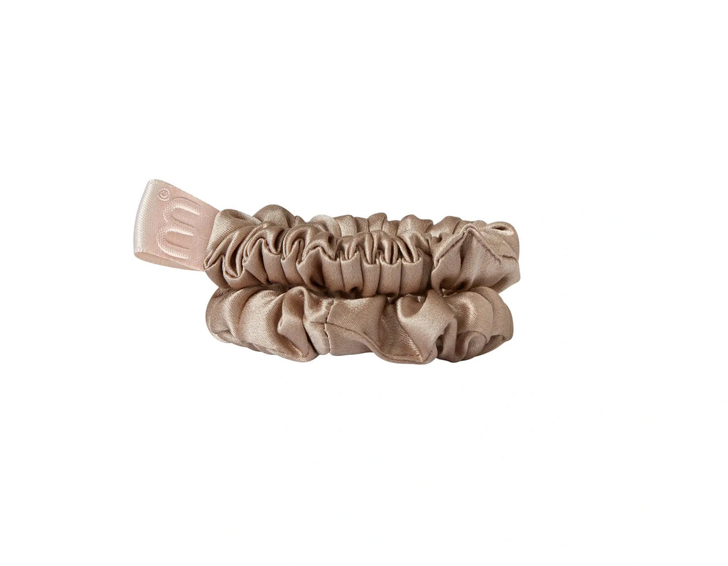 SILK MINI SLIM SCRUNCHIE SET набір тонких шовкових міні-резинок