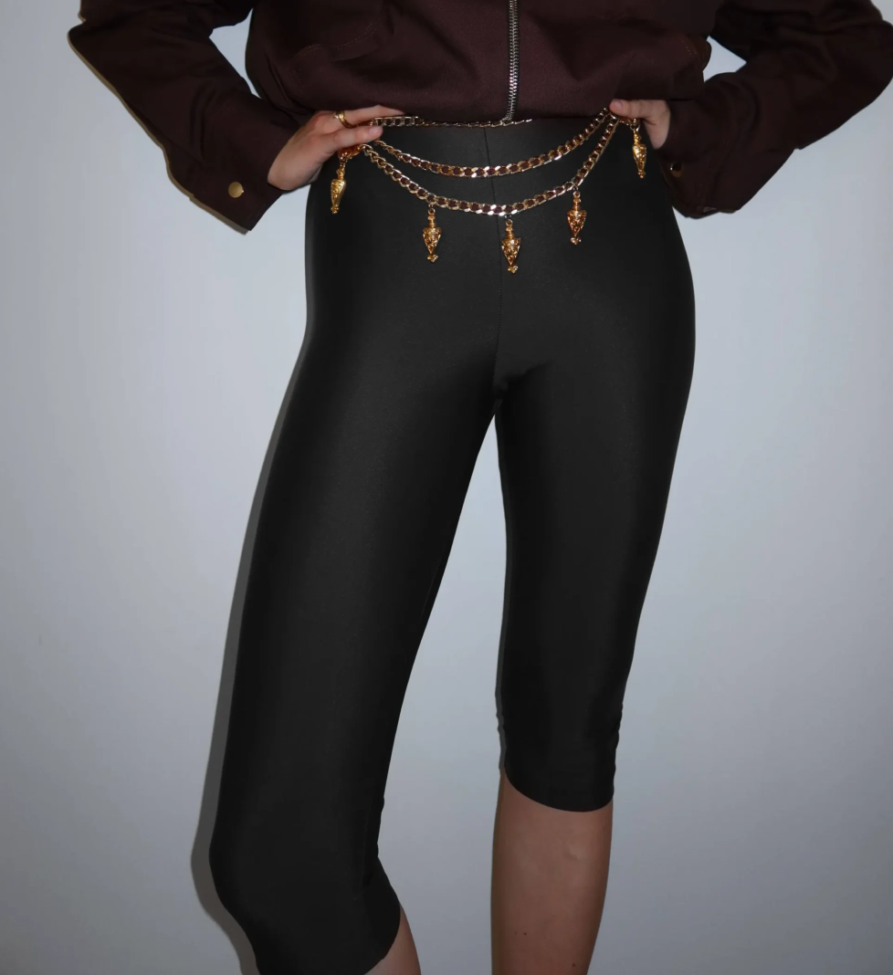 Чорні капрі MERISTRUSS з біфлексу