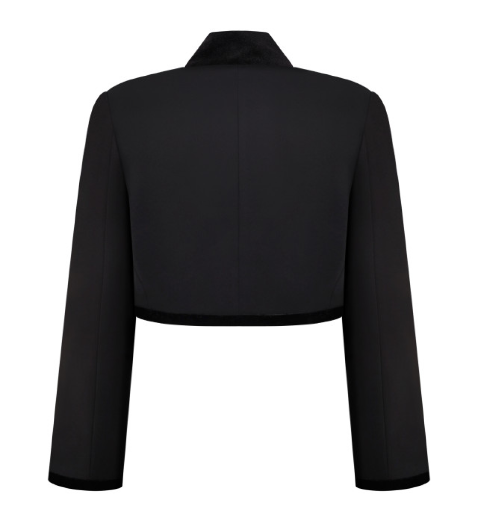 Куртка DOT BRAND з велюром black