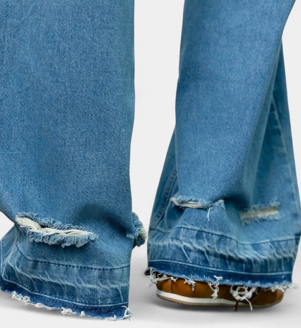 Джинси Blazh з низькою посадкою Blue