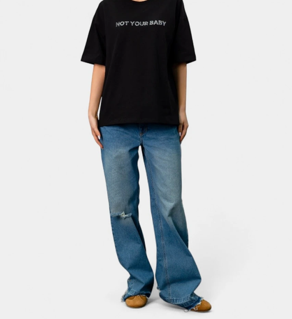 Джинси Blazh з низькою посадкою Blue