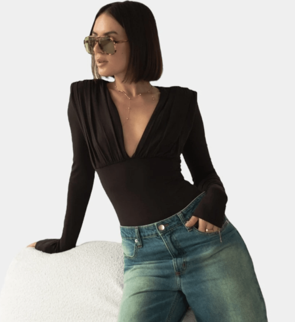 Боді BLAZH' з підплічниками chocolate