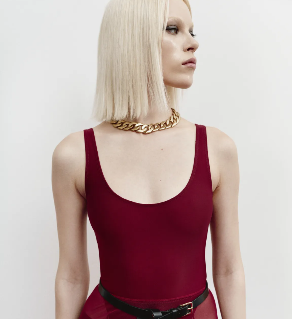 Боді MERISTRUSS з біфлексу бордовий