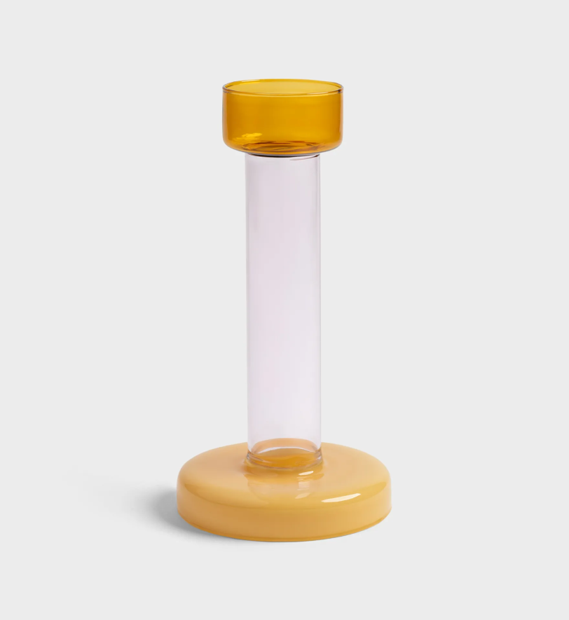 Підсвічник &k amsterdam Bole M amber-yellow