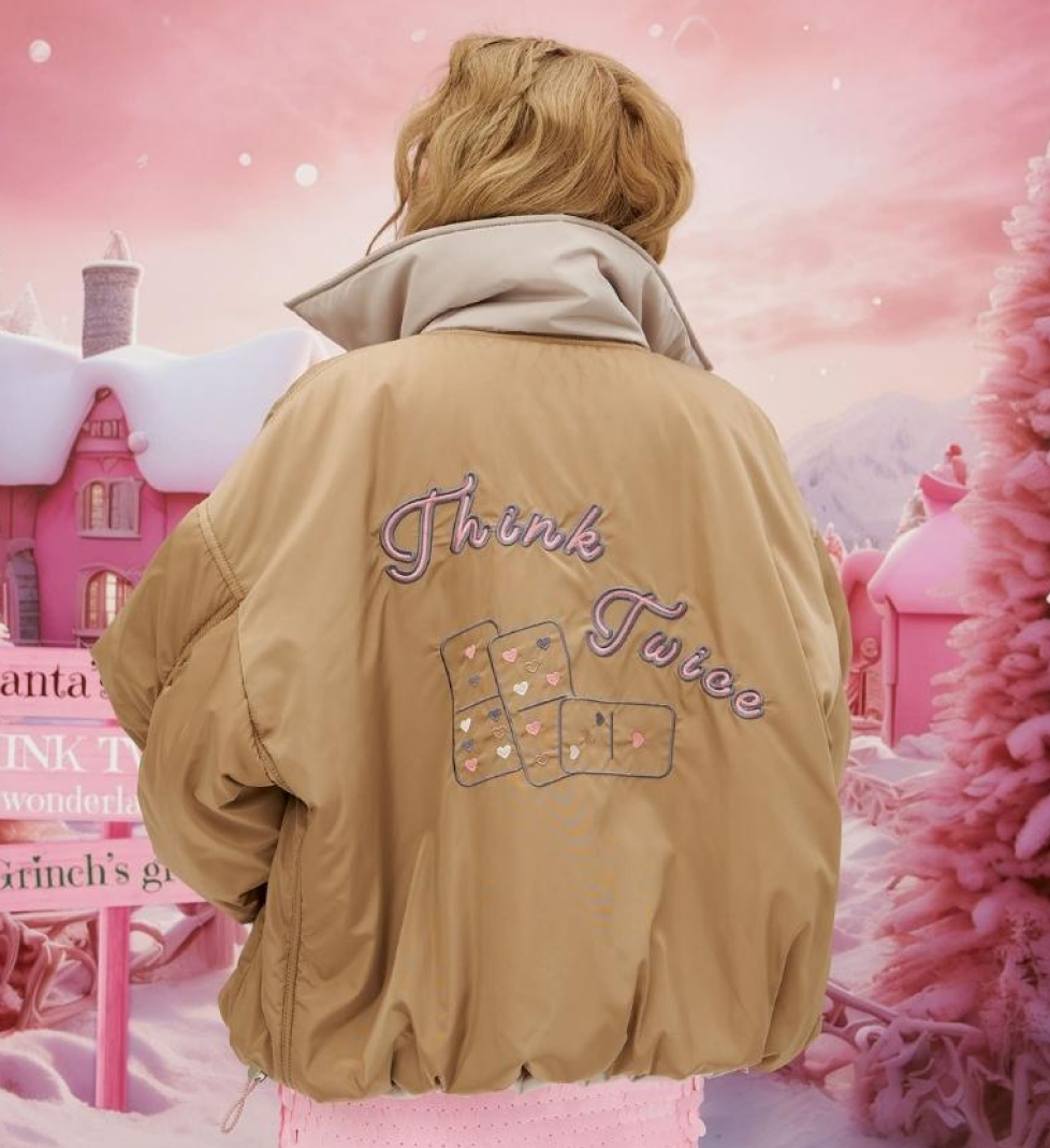 Бомбер двосторонній THINK TWICE Доміно