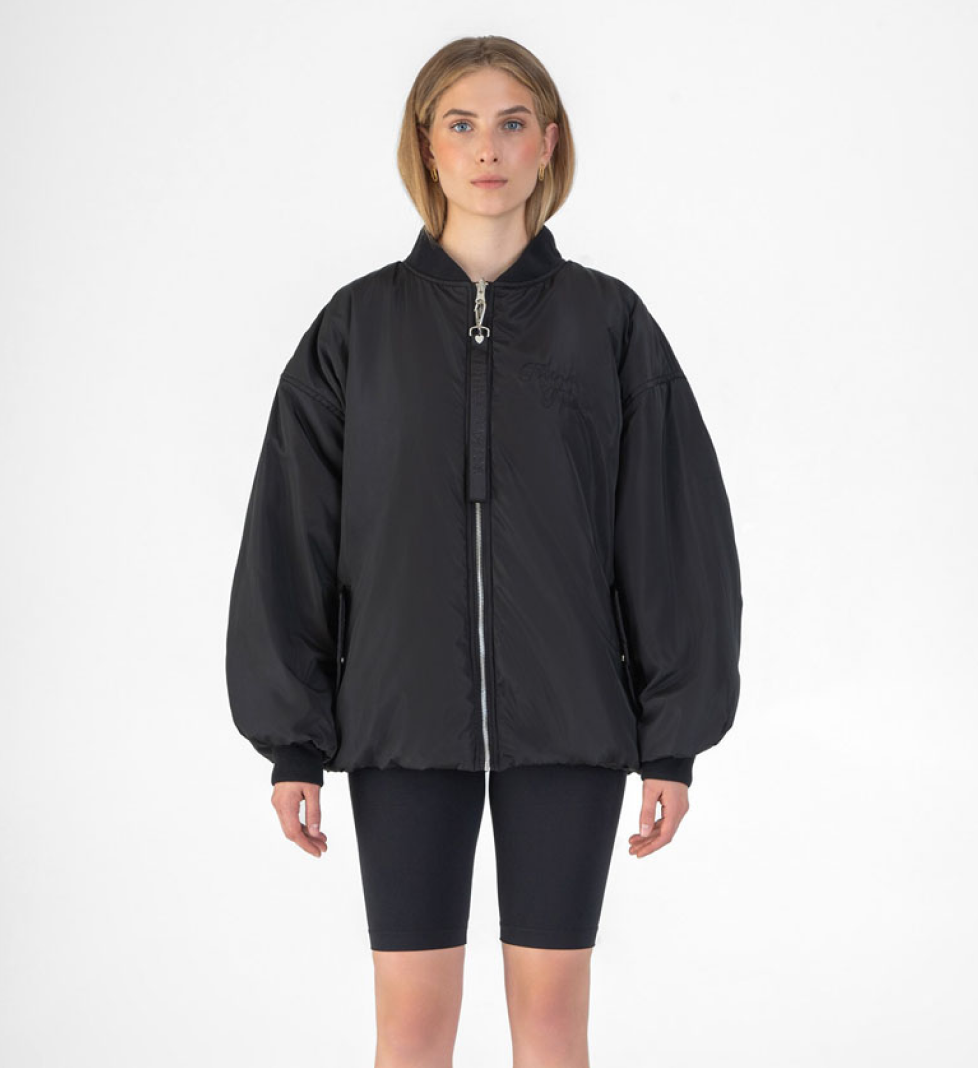 Бомбер двосторонній THINK TWICE black