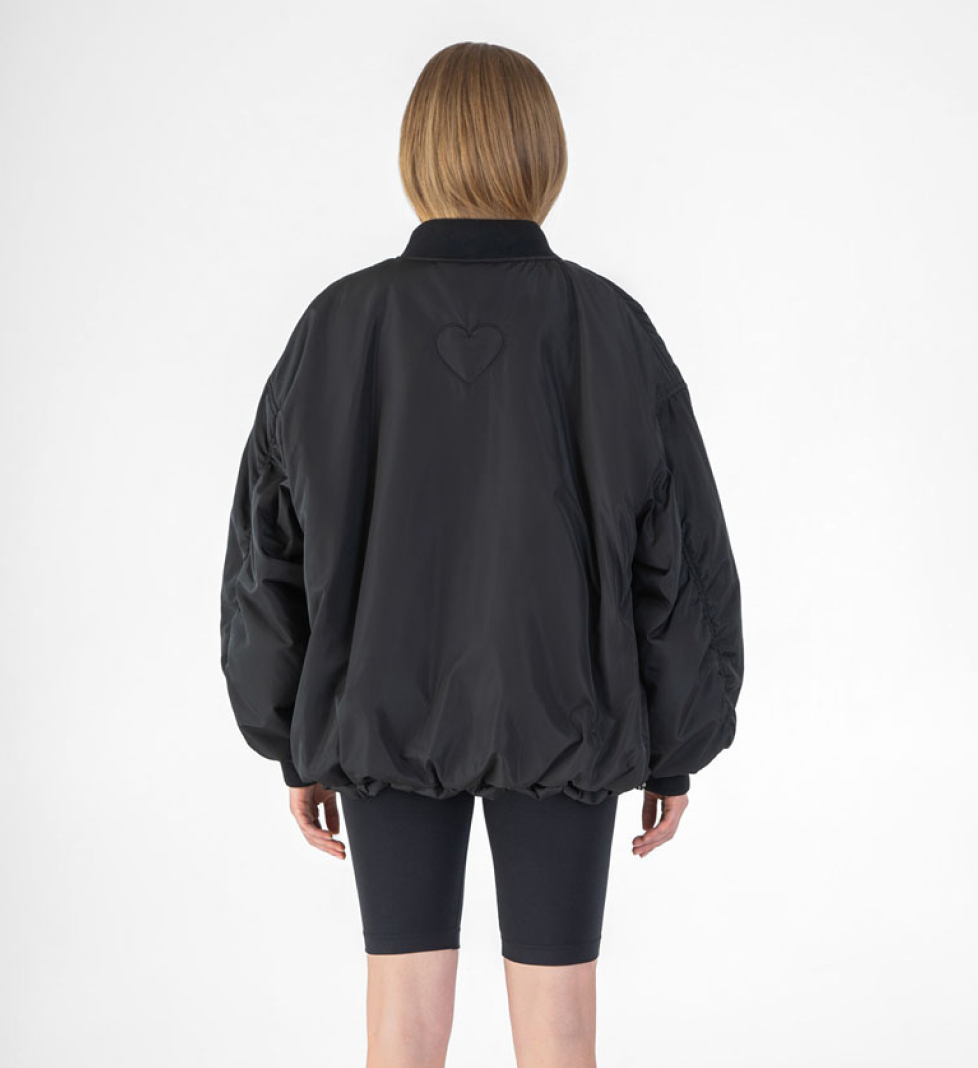 Бомбер двосторонній THINK TWICE black